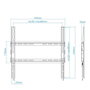 Tooq Soporte de Pared Fijo LP1070F-B para TV de 32-70 pulgadas